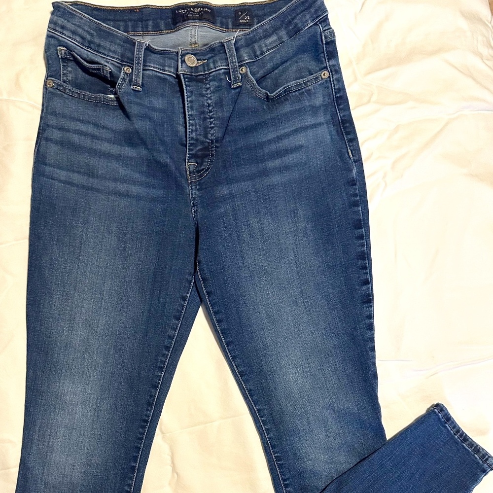 LUCKY BRAND "AVA" ANKLE JEANS 6/28
